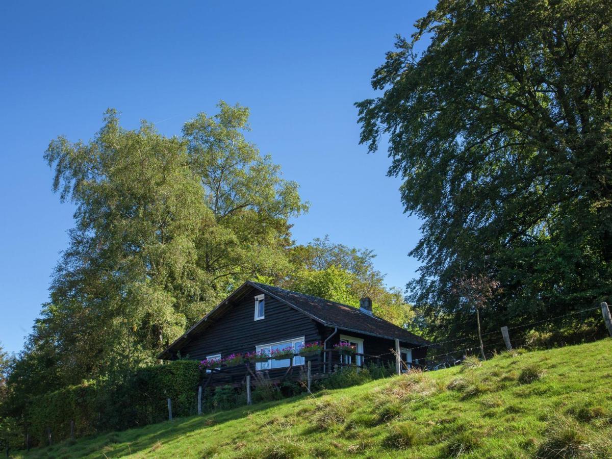 Open Wooden Chalet Built Against A Hill Francorchamps Eksteriør billede